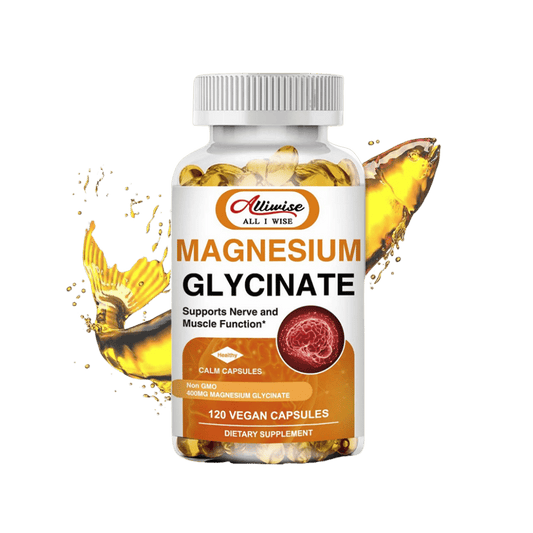 Magnesium Glycinate Support Nerve and Muscles Function 120 Capsules  available at skinstash