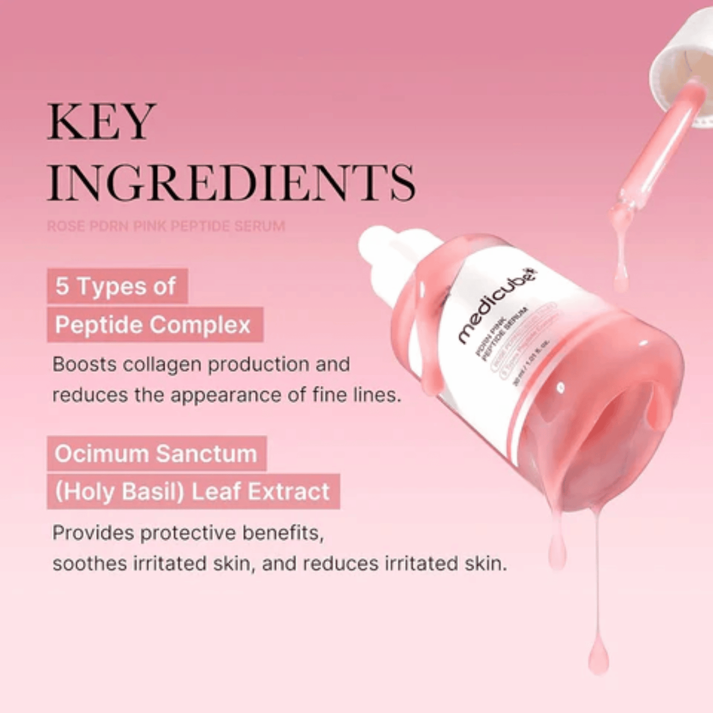 Medicube Pdrn Pink Peptide Serum (30ml)