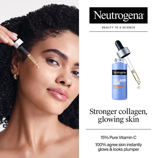 Neutrogena Collagen Bank Vitamin C Face Serum 14ml for brightening and firming skin