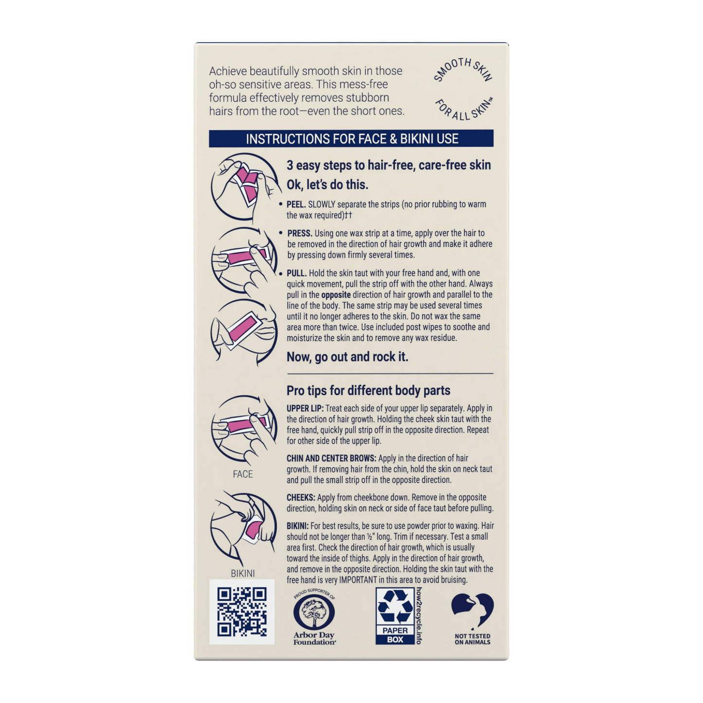 Nair Face & Bikini Wax Ready Strips ( 40 Wax Strips)