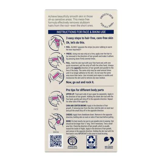 Nair Face & Bikini Wax Ready Strips ( 40 Wax Strips)