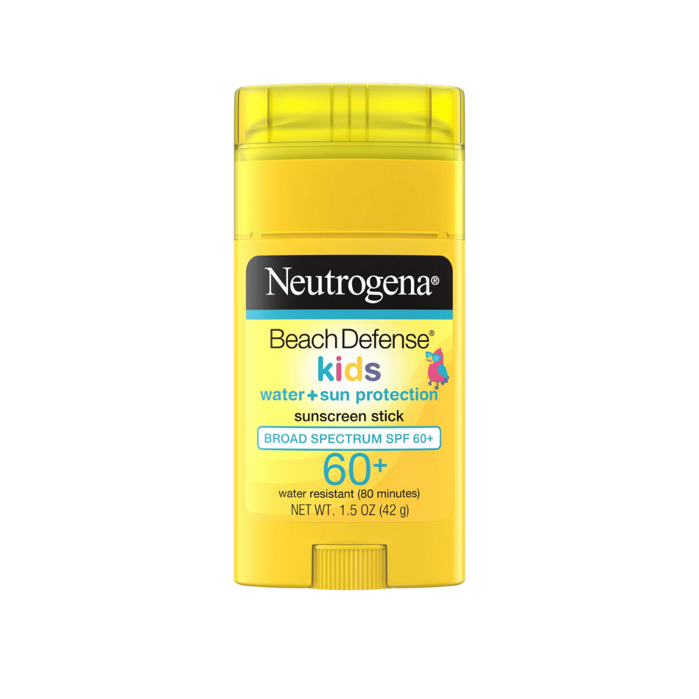 Neutrogena Beach Defense Kids Sunscreen Stick SPF 60+ (42g) – water-resistant sun protection for sensitive skin – Skinstash.pk