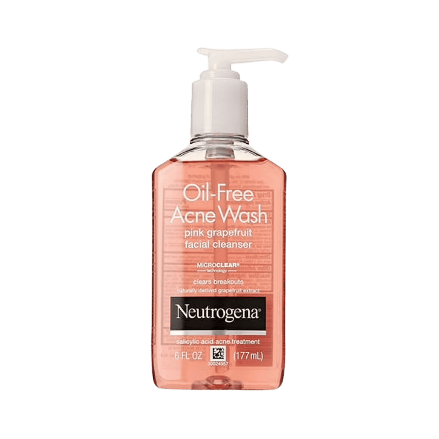 Neutrogena Oil-Free Acne Wash Pink Grapefruit Facial Cleanser 177ml – Clears acne, refreshes skin with grapefruit extract – Skinstash.pk