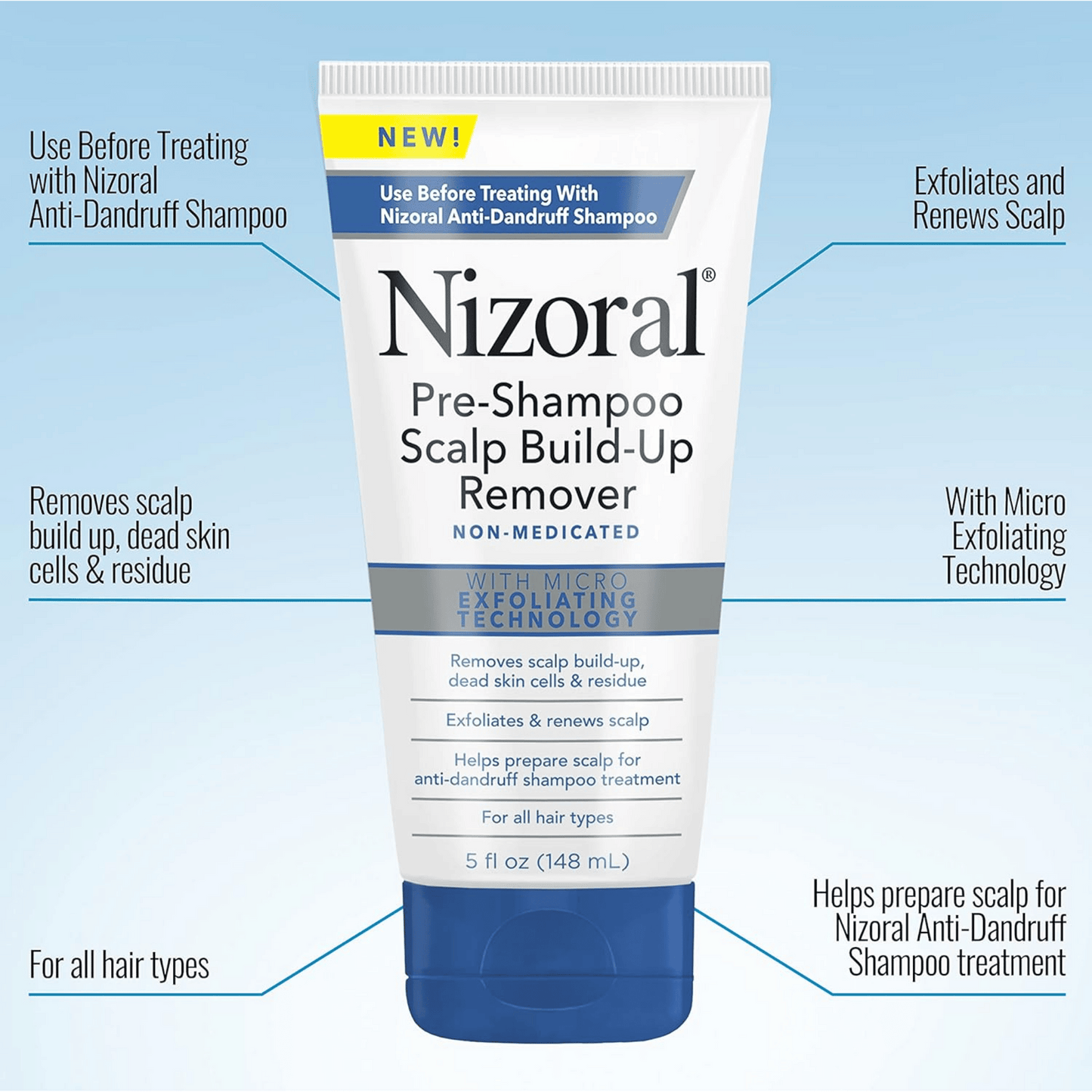 Nizoral Pre-Shampoo Scalp Build-Up Remover (148 ml)