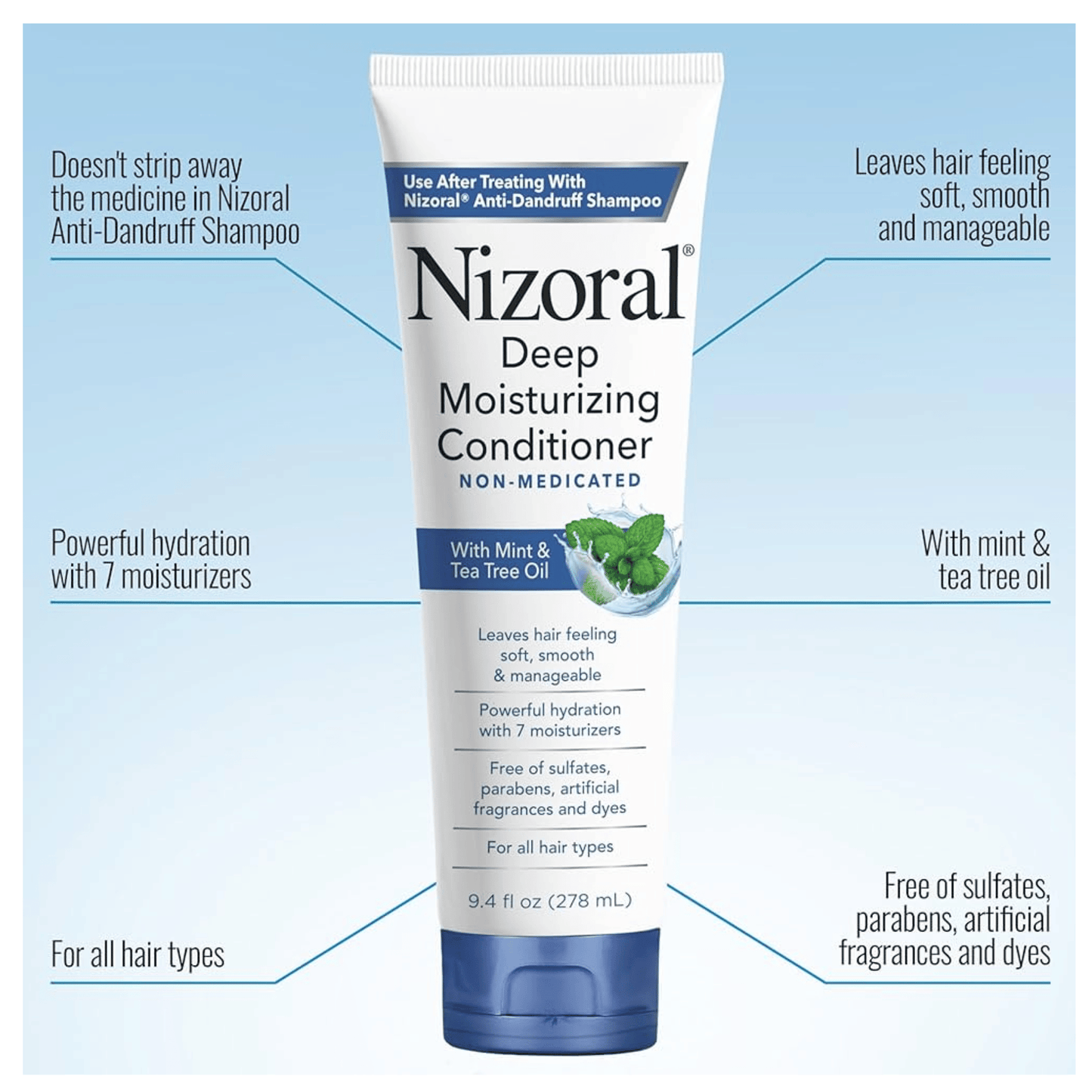 Best Quality Nizoral Deep Moisturizing Conditioner (Non-Medicated)