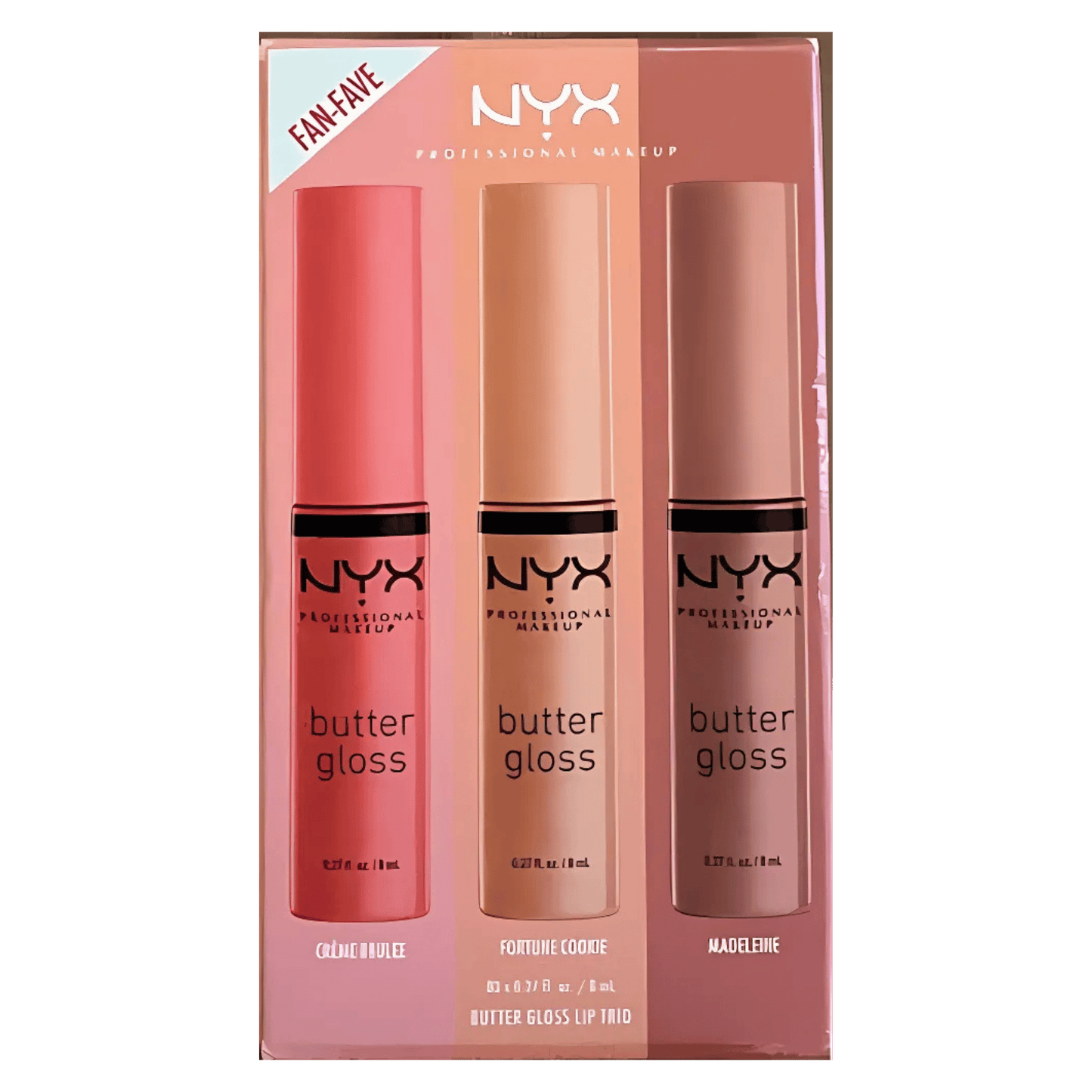 Nyx Butter Gloss Lip Trio  (8ml)