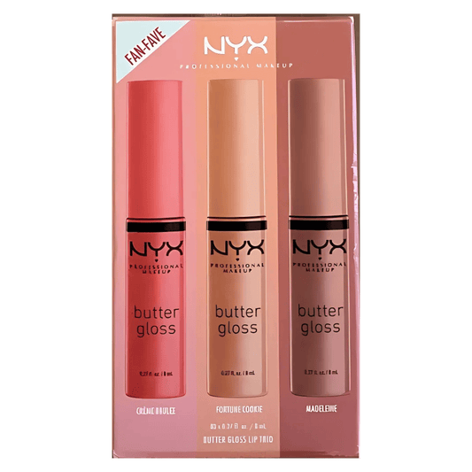 Nyx Butter Gloss Lip Trio  (8ml)
