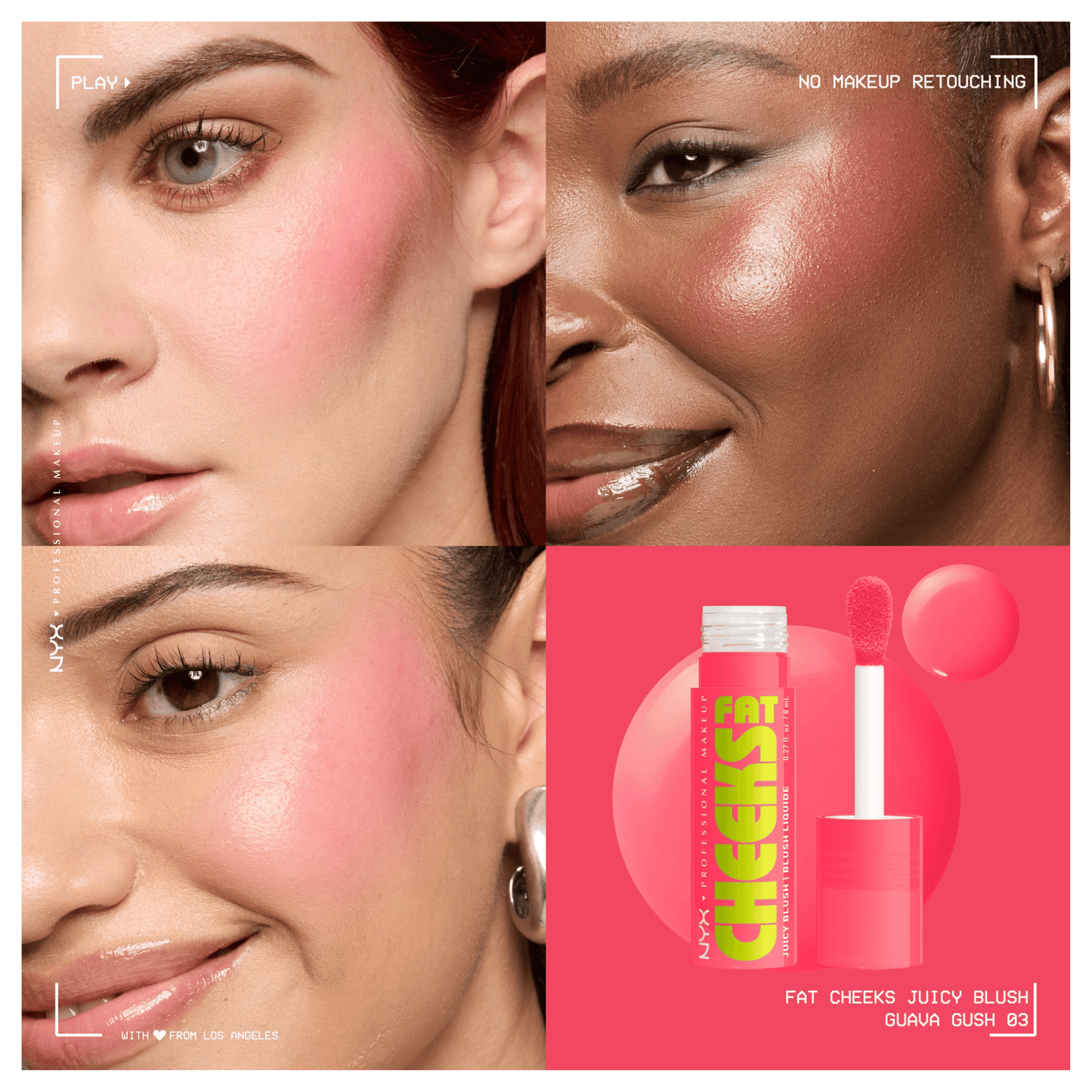 Imported NYX Professional Makeup Fat Cheeks Juicy Blush