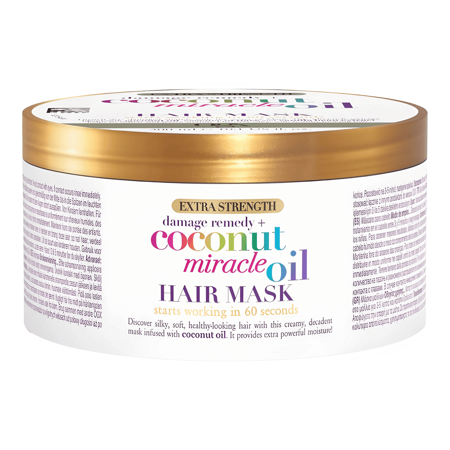 OGX Damage Remedy + Coconut Miracle Oil Hair Mask (300ml) – Deep conditioning hair mask infused with coconut oil to repair, hydrate, and restore damaged hair – Available at Skinstash.pk