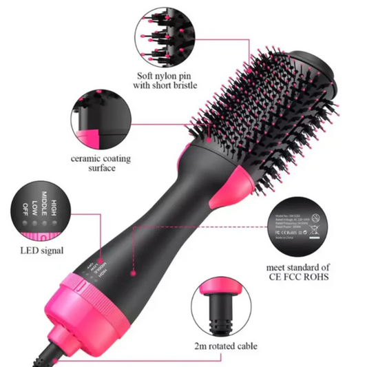 One Step Hot Air Brush Dryer + Styler