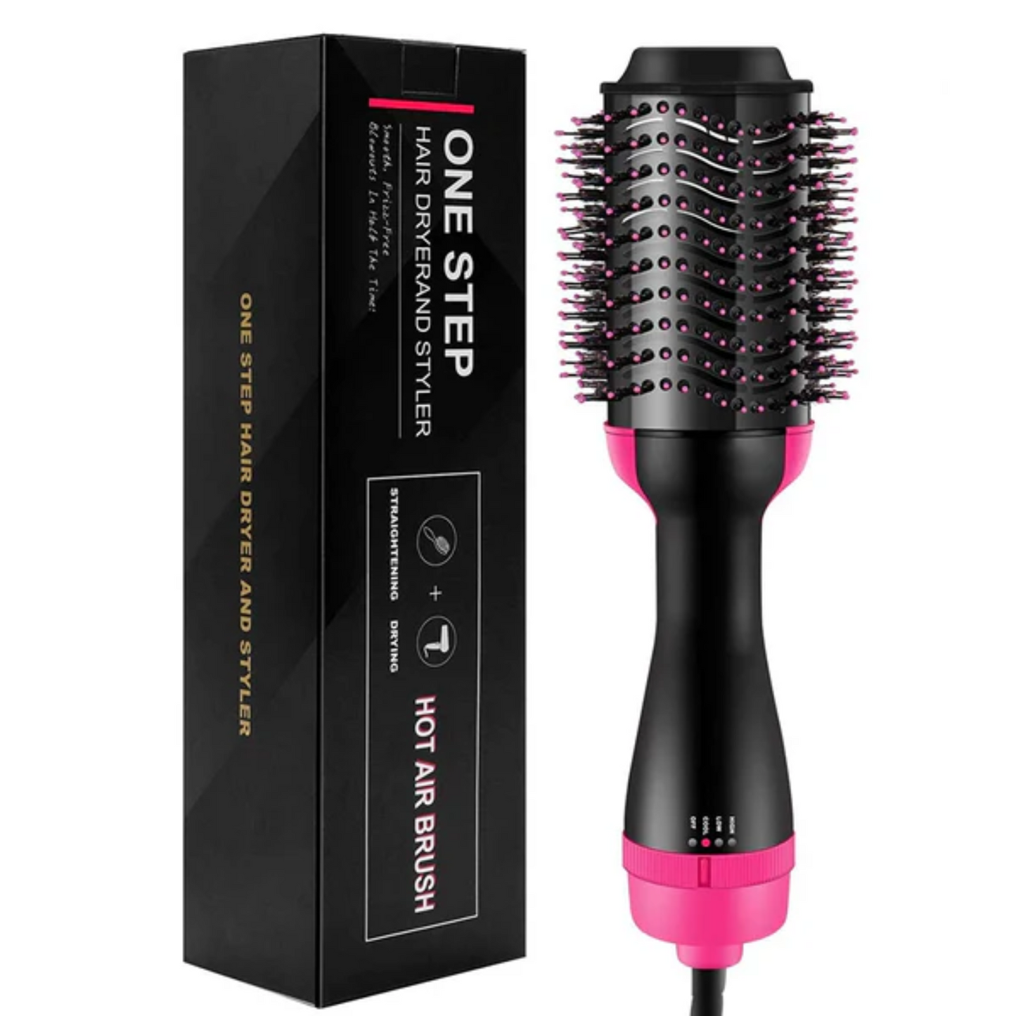 One Step Hot Air Brush Dryer + Styler