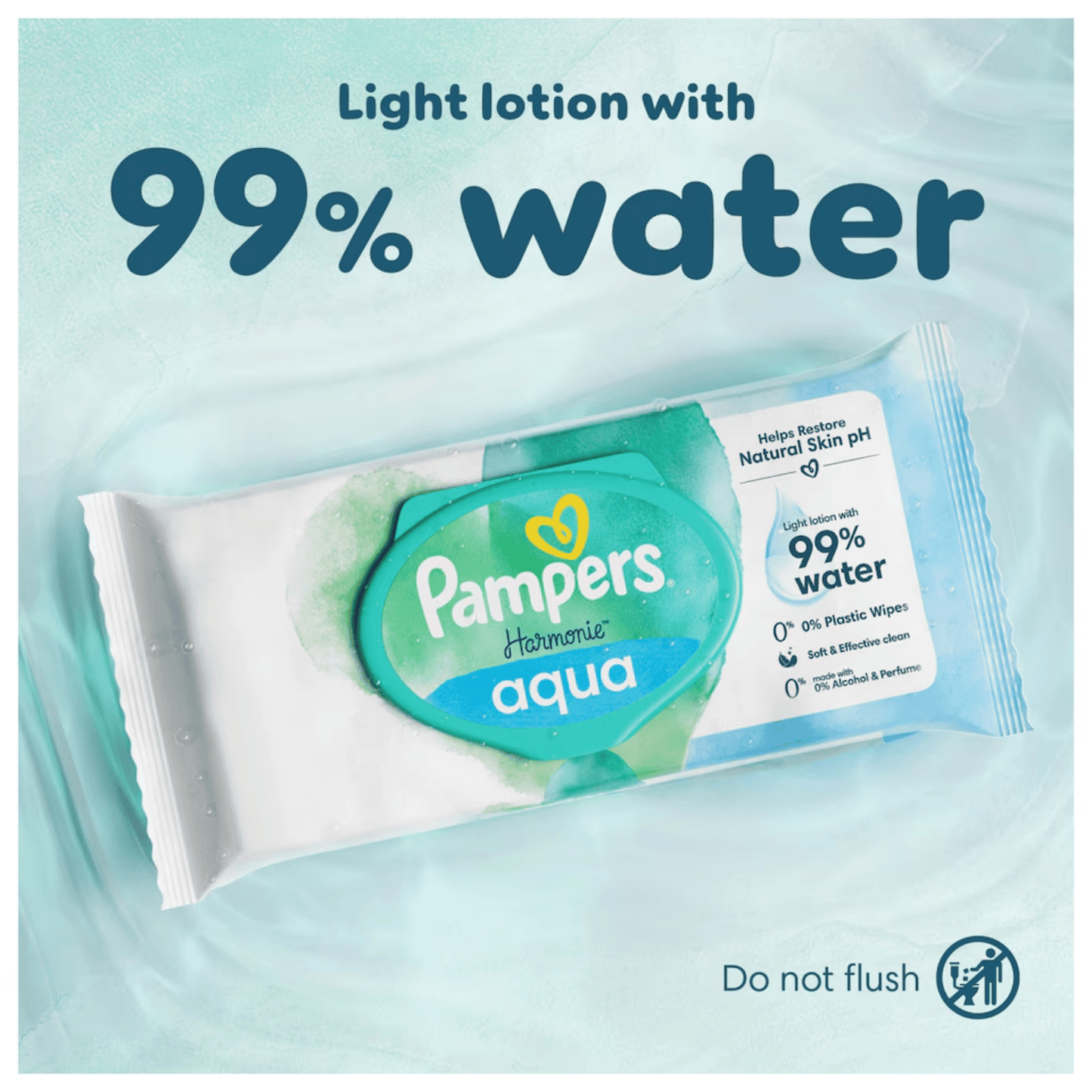 Pampers Harmonie Aqua Baby Wipes (48)