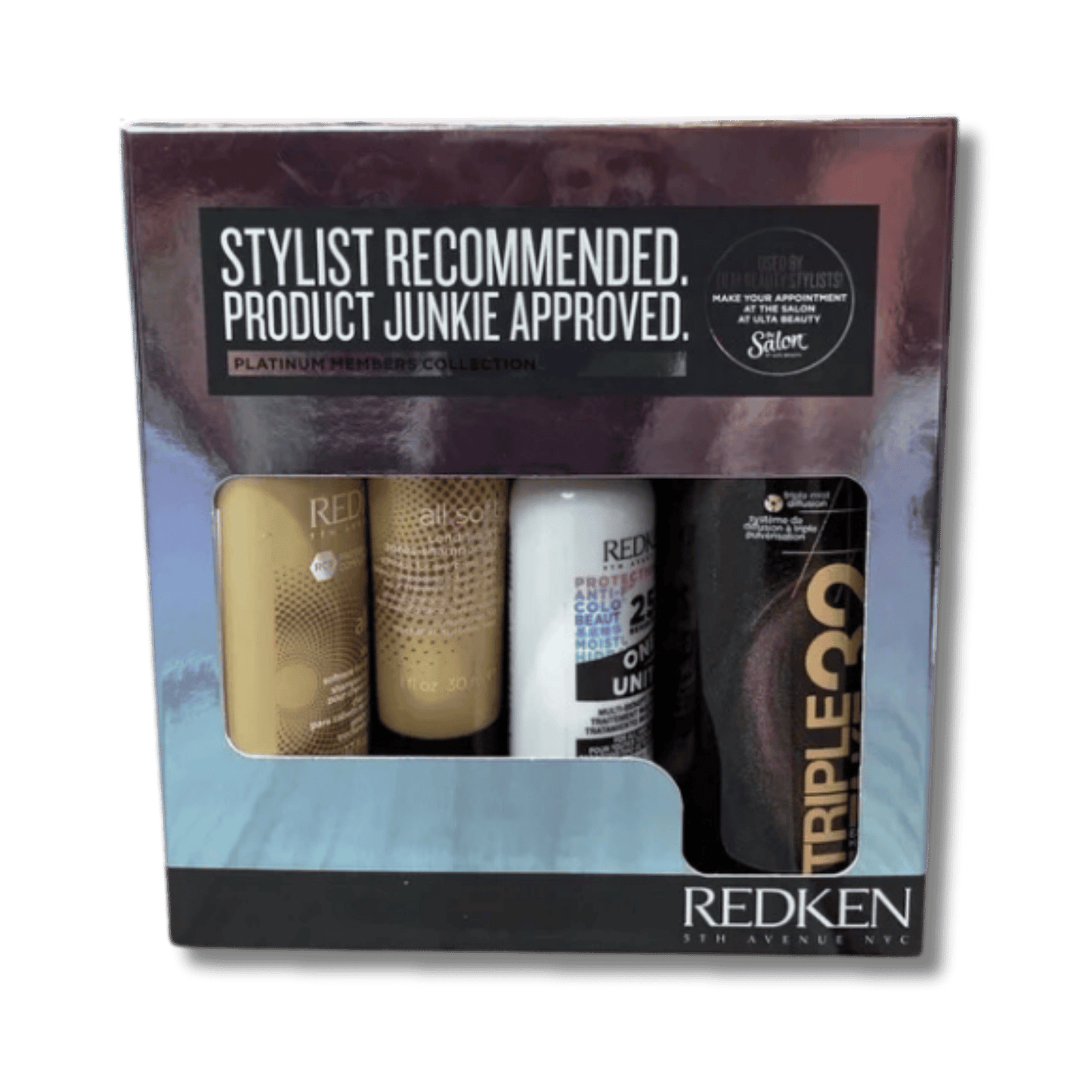 Redken Platinum Members Collection 4pc Travel Size Hair Care Kit