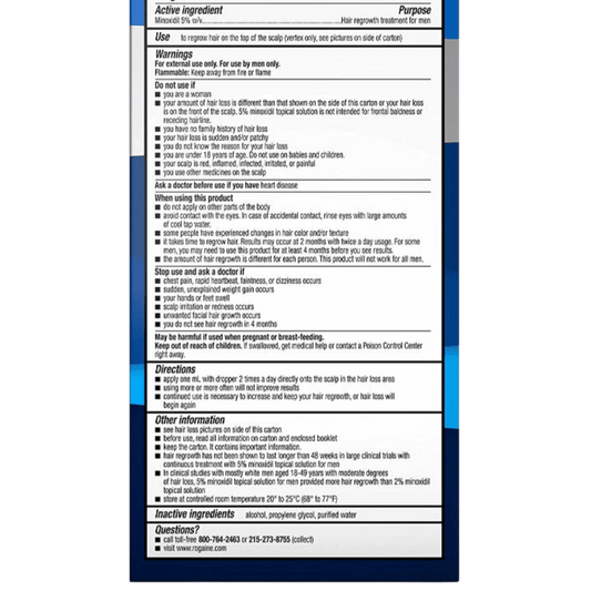 Rogain Mens Extra Strength Hair Regrowth Available in Pakistan skinstash.pk