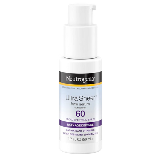 Neutrogena Ultra Sheer Moisturizing Face Serum Sunscreen SPF 60+ (50ml)