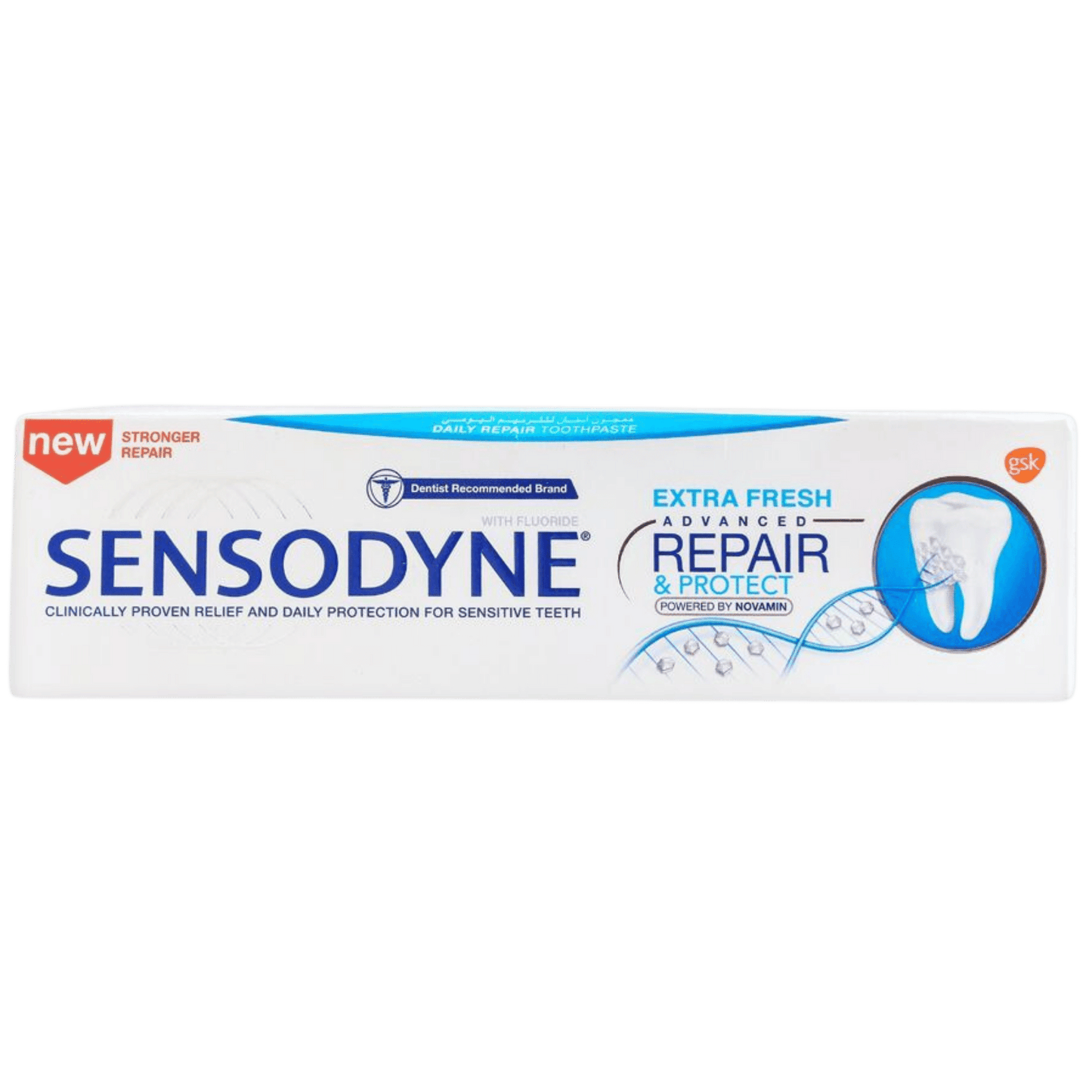 Sensodyne Extra Fresh Advanced Repair & Protect Toothpaste 75ml skin Stash Pakistan