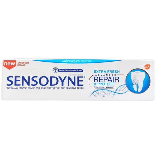 Sensodyne Extra Fresh Advanced Repair & Protect Toothpaste 75ml skin Stash Pakistan