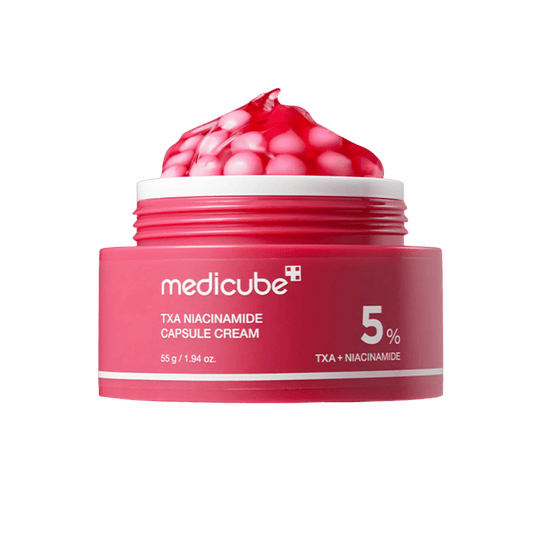 Medicube TXA Niacinamide Capsule Cream (55g) available at skintash.pk