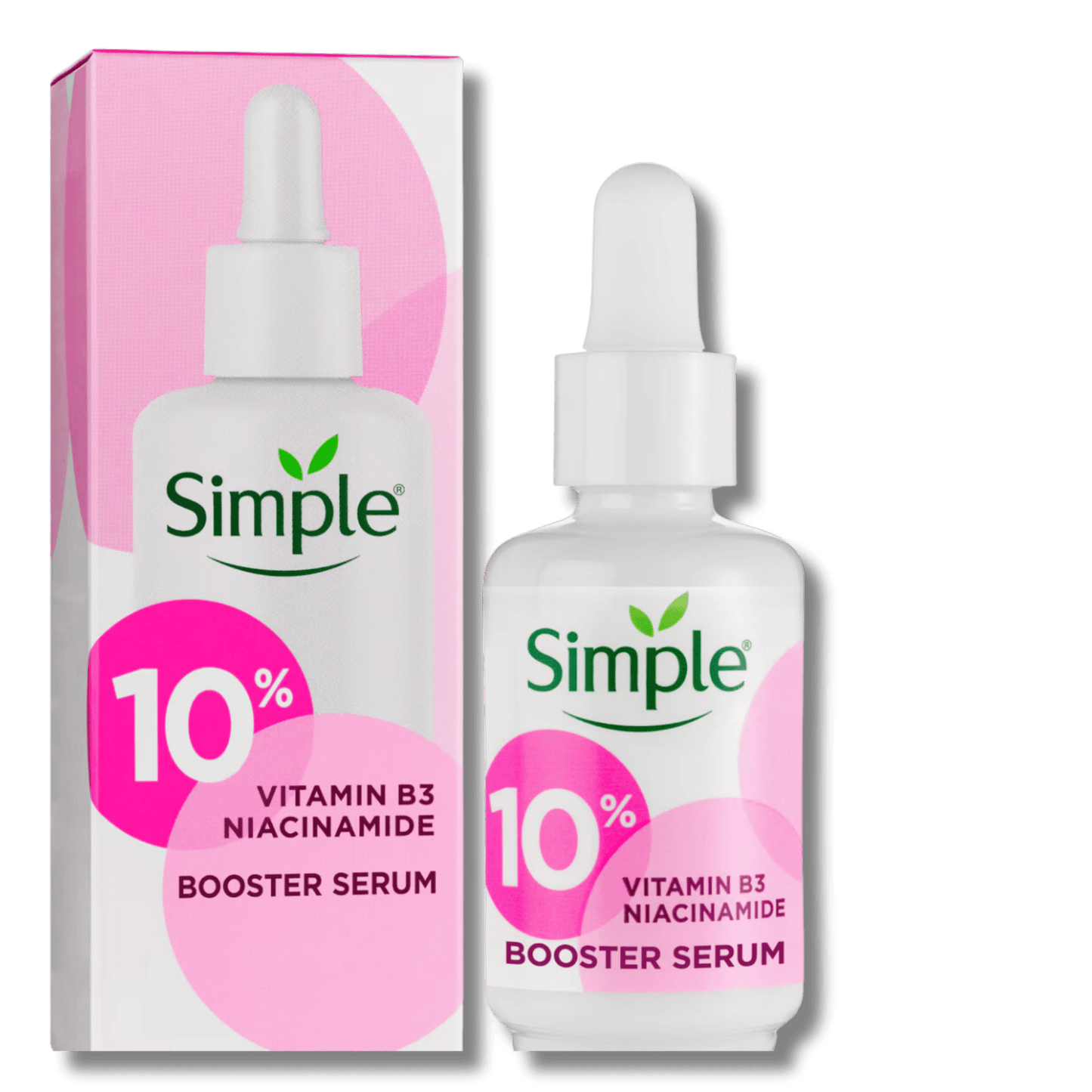 Buy Online Simple 10% Vitamin B3 Niacinamide Booster Serum (30ml) In SkinStash!