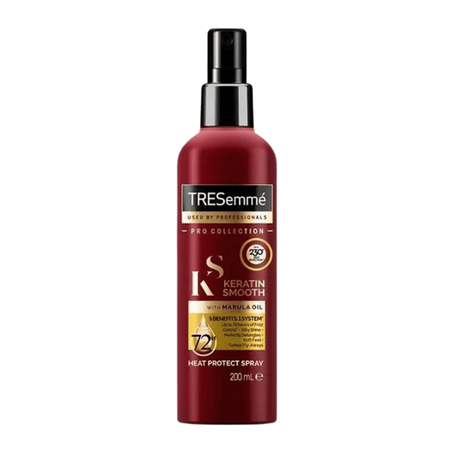 TRESemmé Keratin Smooth Heat Protection Spray 200ml – Shields hair from heat damage for sleek, frizz-free styling Available at skinstash.pk