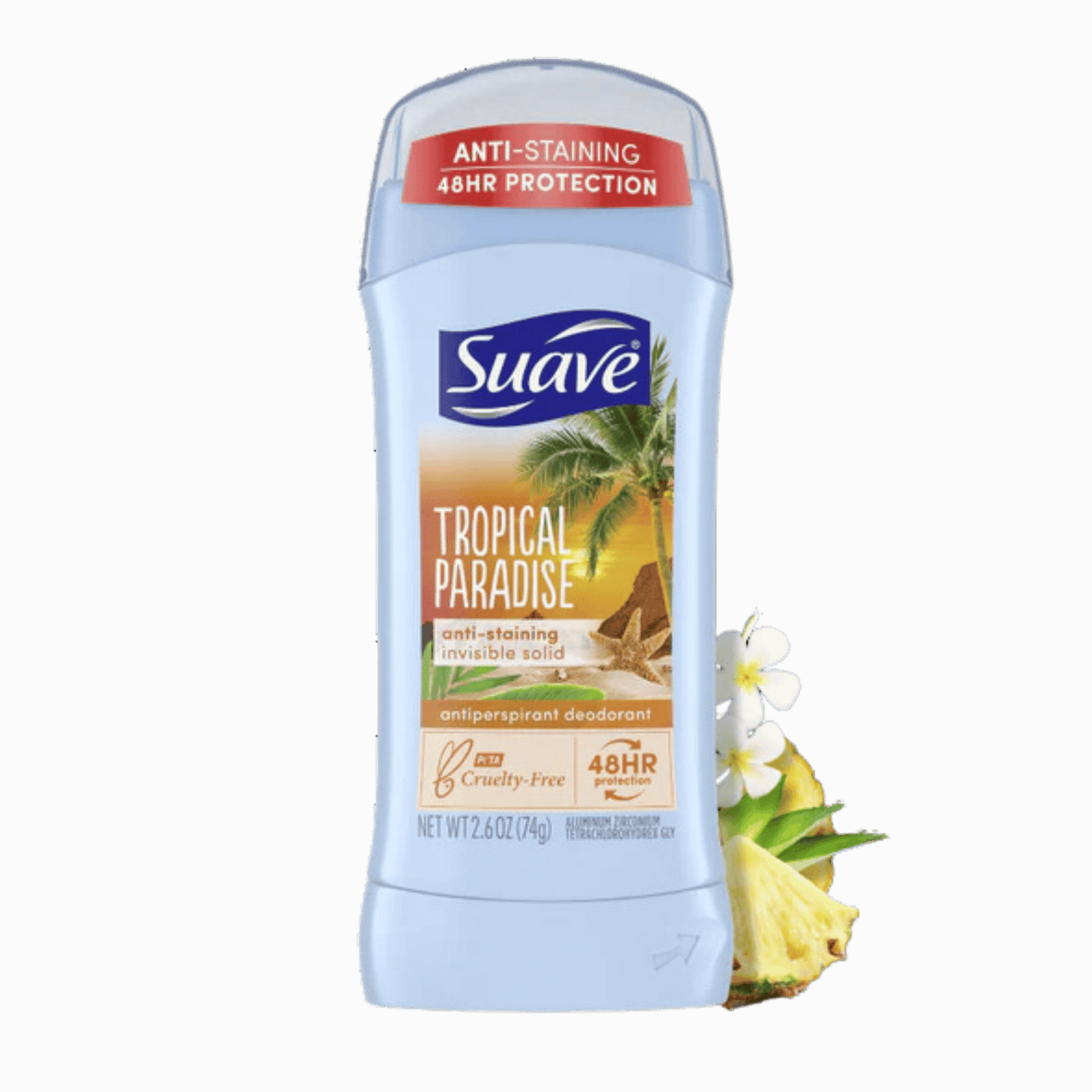 Suave Invisible Solid Deodorant Stick(74g)