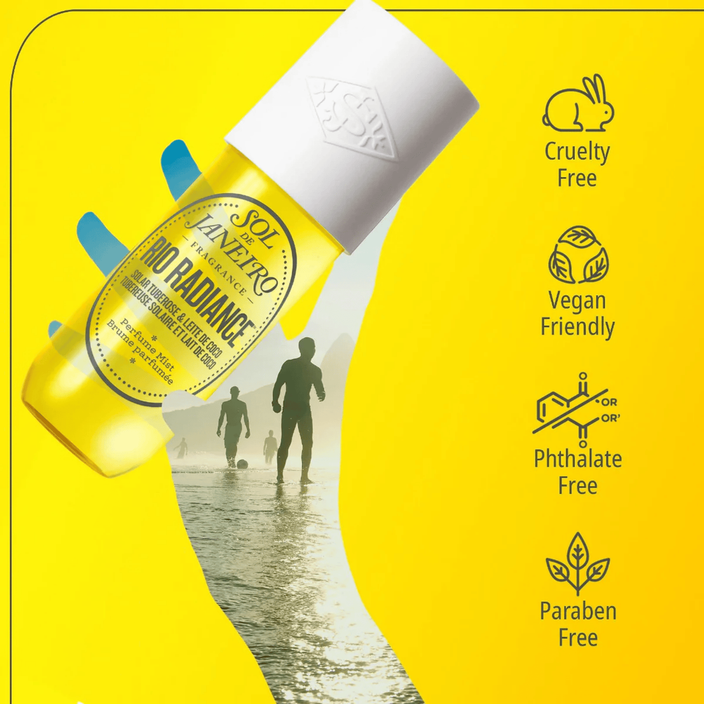Sol de Janeiro Rio Radiance Perfume Mist 90ml - Tropical Brazilian Fragrance for Women