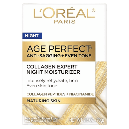 L'Oréal Anti-Sagging + Even Tone Night Cream (48g) - Anti-Aging Skincare Solution Available in Pakistan