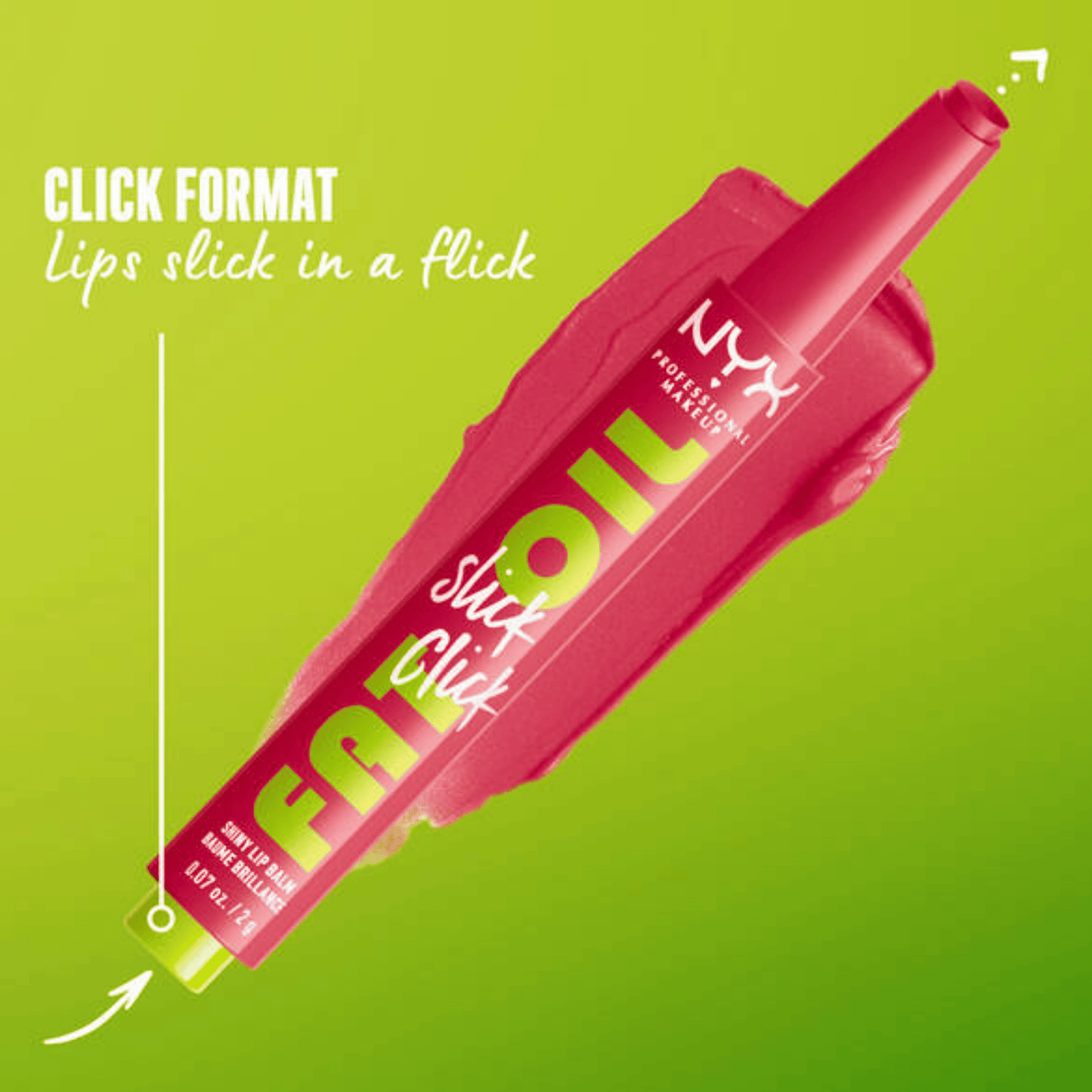 NYX Fat Oil Slick Click Shiny Lip Balm (2g)