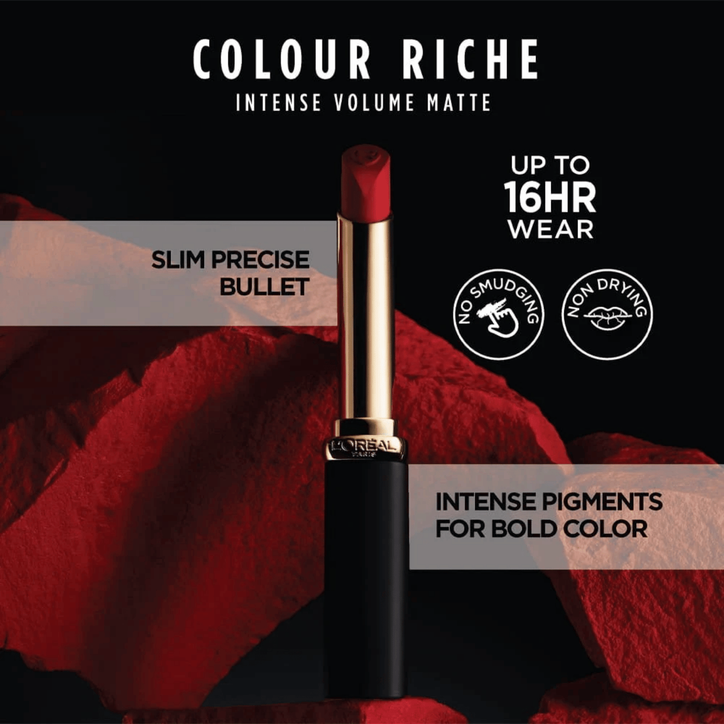 L'Oréal Paris Color Riche Intense Volume Matte Lipstick (1.8 g)
