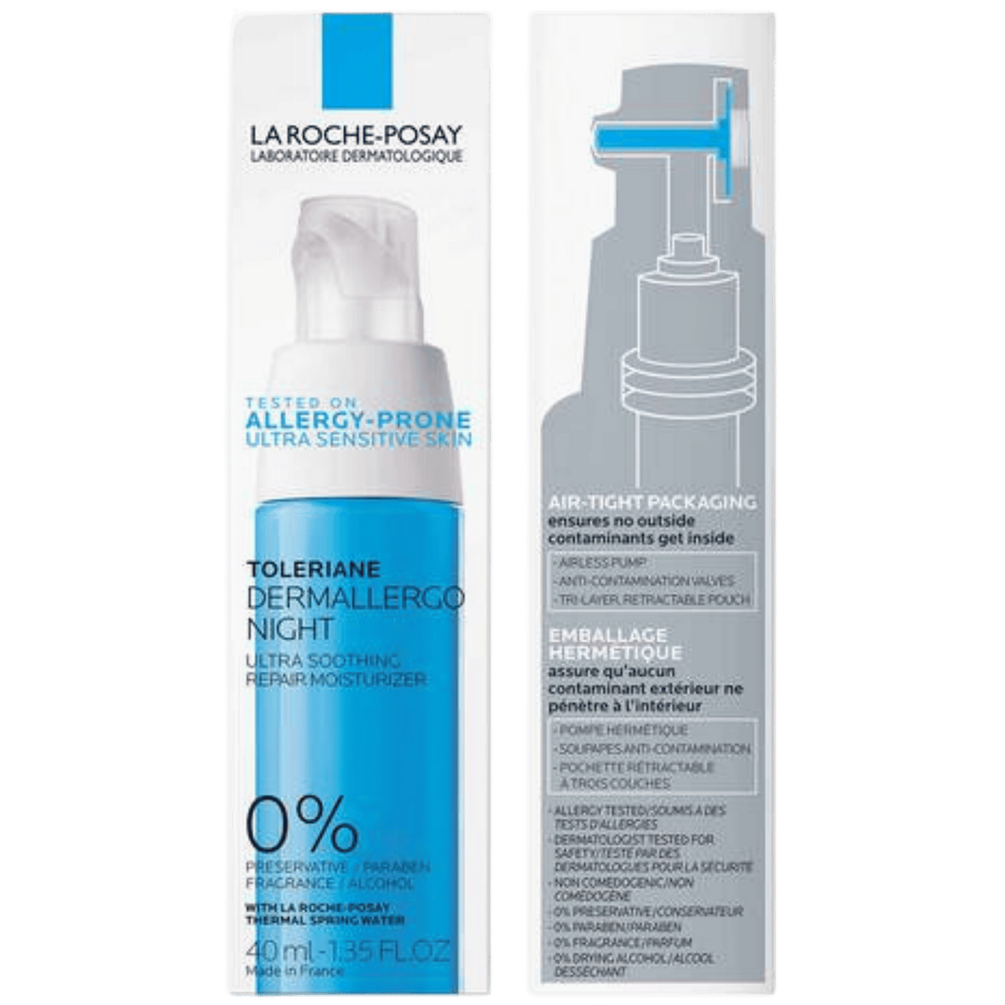 La Roche Posay Toleriane Dermallegro Night Moisturizing Cream (40ml)