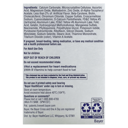One A Day Women's 50+ Multivitamin, 65 Ct