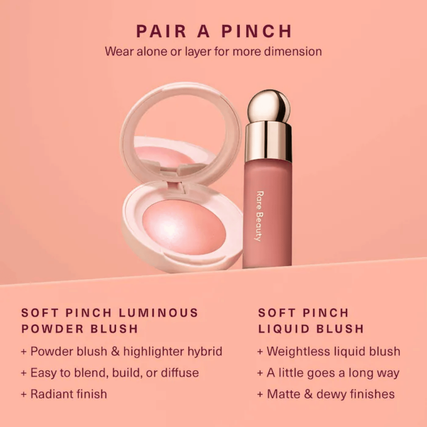 Rare Beauty Soft Pinch Dewy Liquid Blush (7.5ml)
