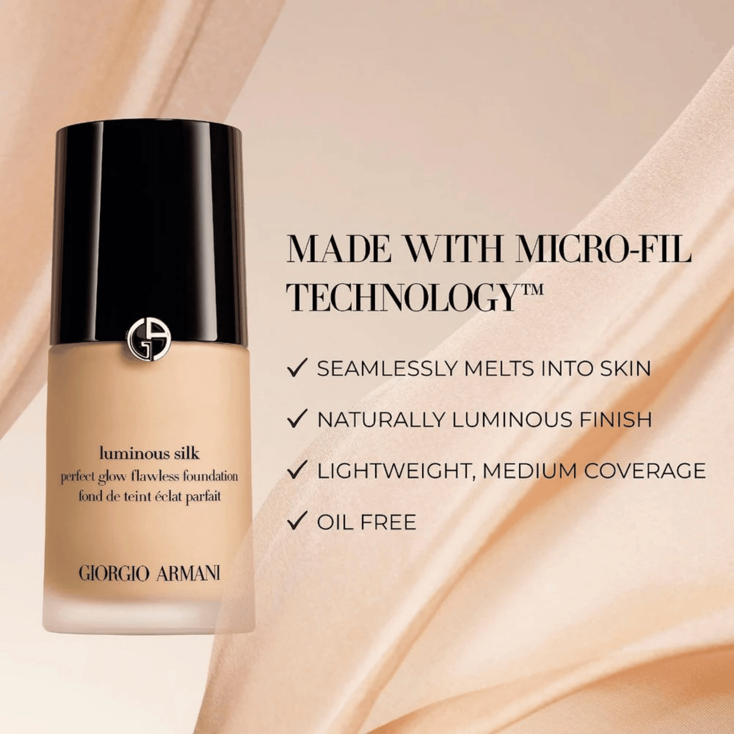 Giorgio Armani Luminous Silk Perfect Glow Flawless Foundation (30ml)