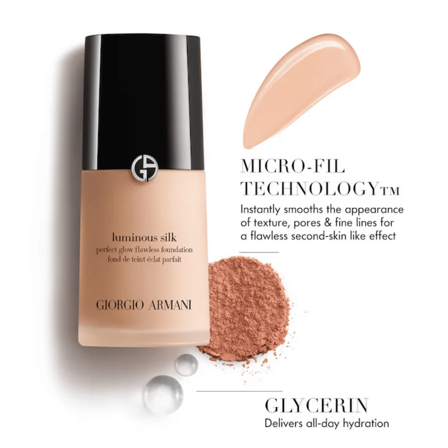 Giorgio Armani Luminous Silk Perfect Glow Flawless Foundation (30ml)