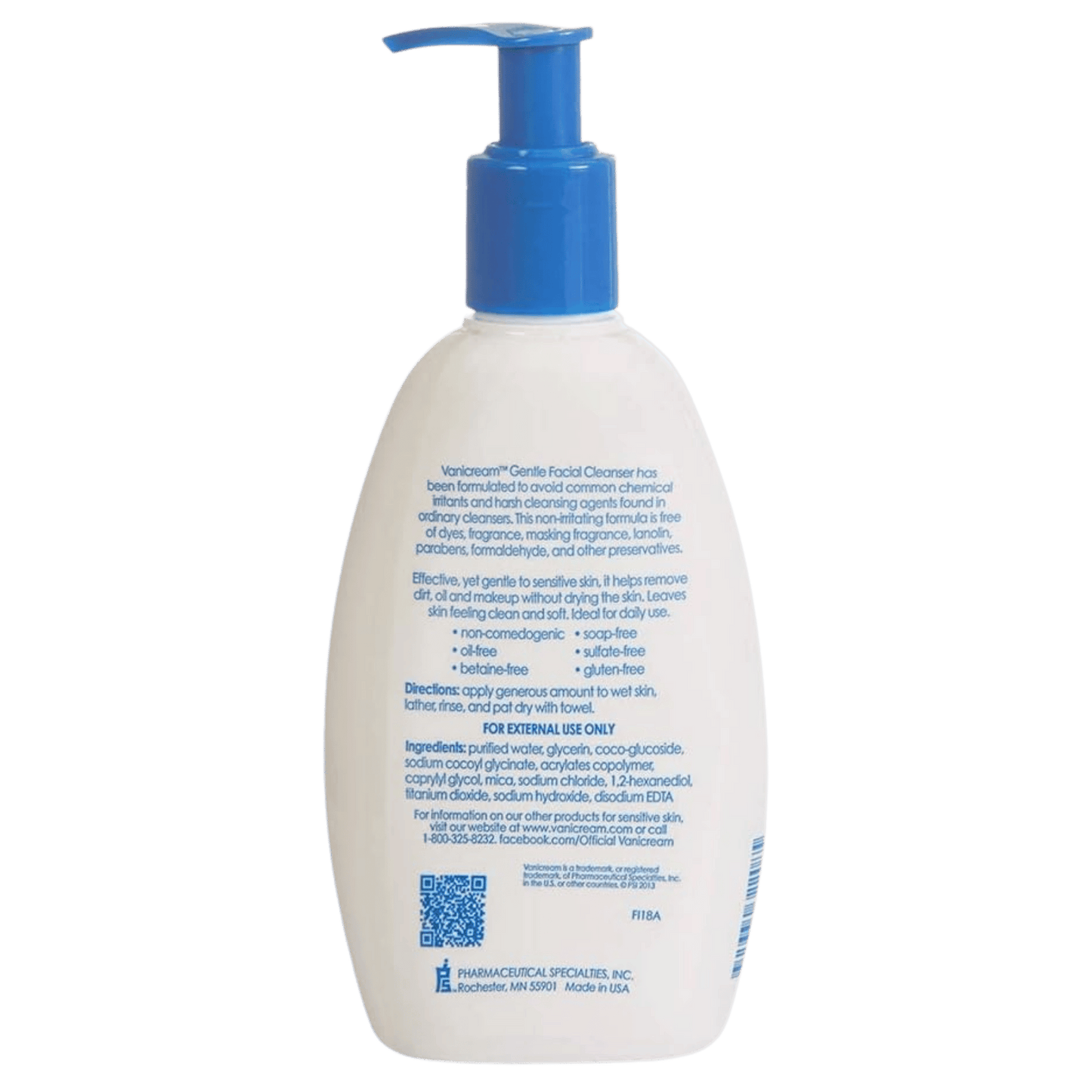 Imported Vanicream Gentle Facial Moisturizing Cream for Sensitive Skin