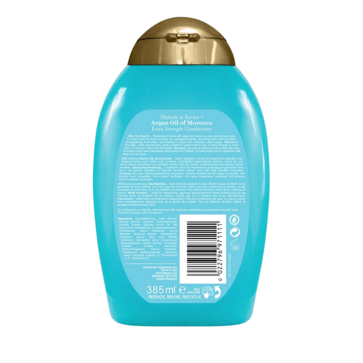 OGX Hydrate & Revive+ Argan Oil of Morocco Extra Strength Shampoo (385ml)