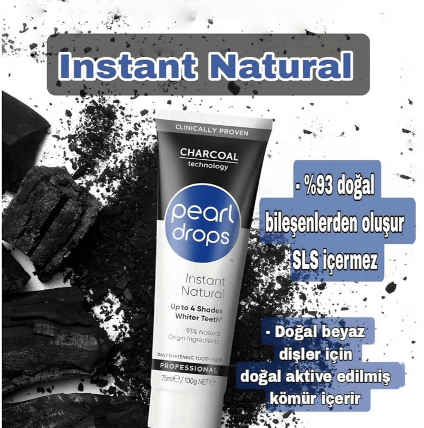 Original Pearl Drops Instant Natural Toothpaste in pakistan