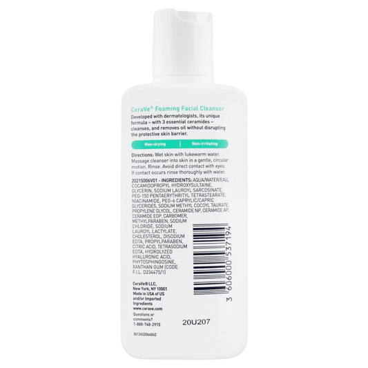 CeraVe Foaming Facial Cleanser (87ml)