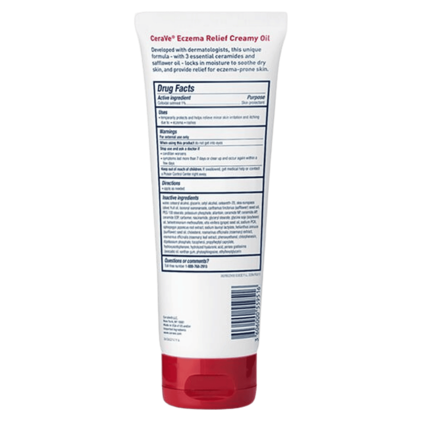 Cerave Eczema Relief Creamy Body Oil (236 ml)