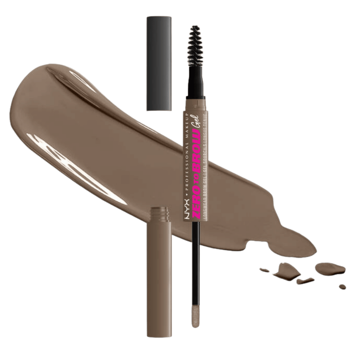 NYX Professional Makeup Zero to Brow Gel Liquid Eyebrow Gel (2ml)