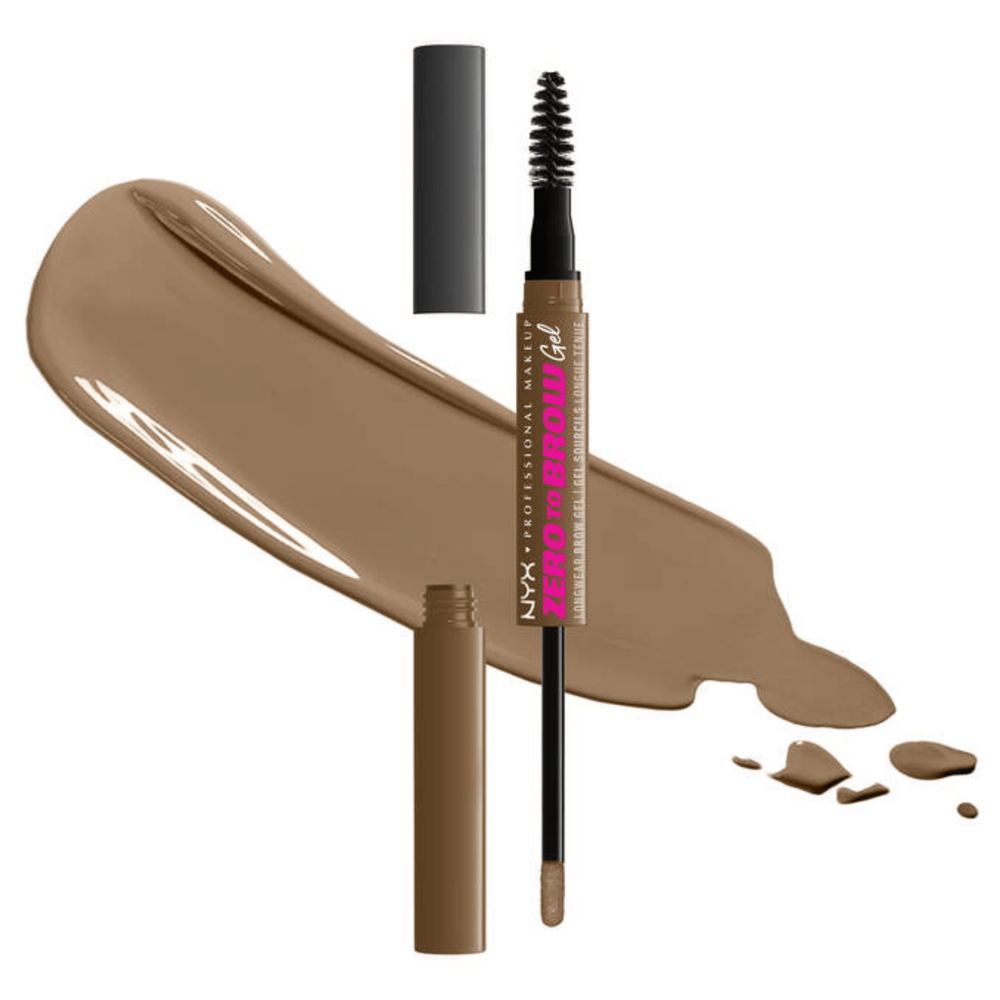 NYX Professional Makeup Zero to Brow Gel Liquid Eyebrow Gel (2ml)