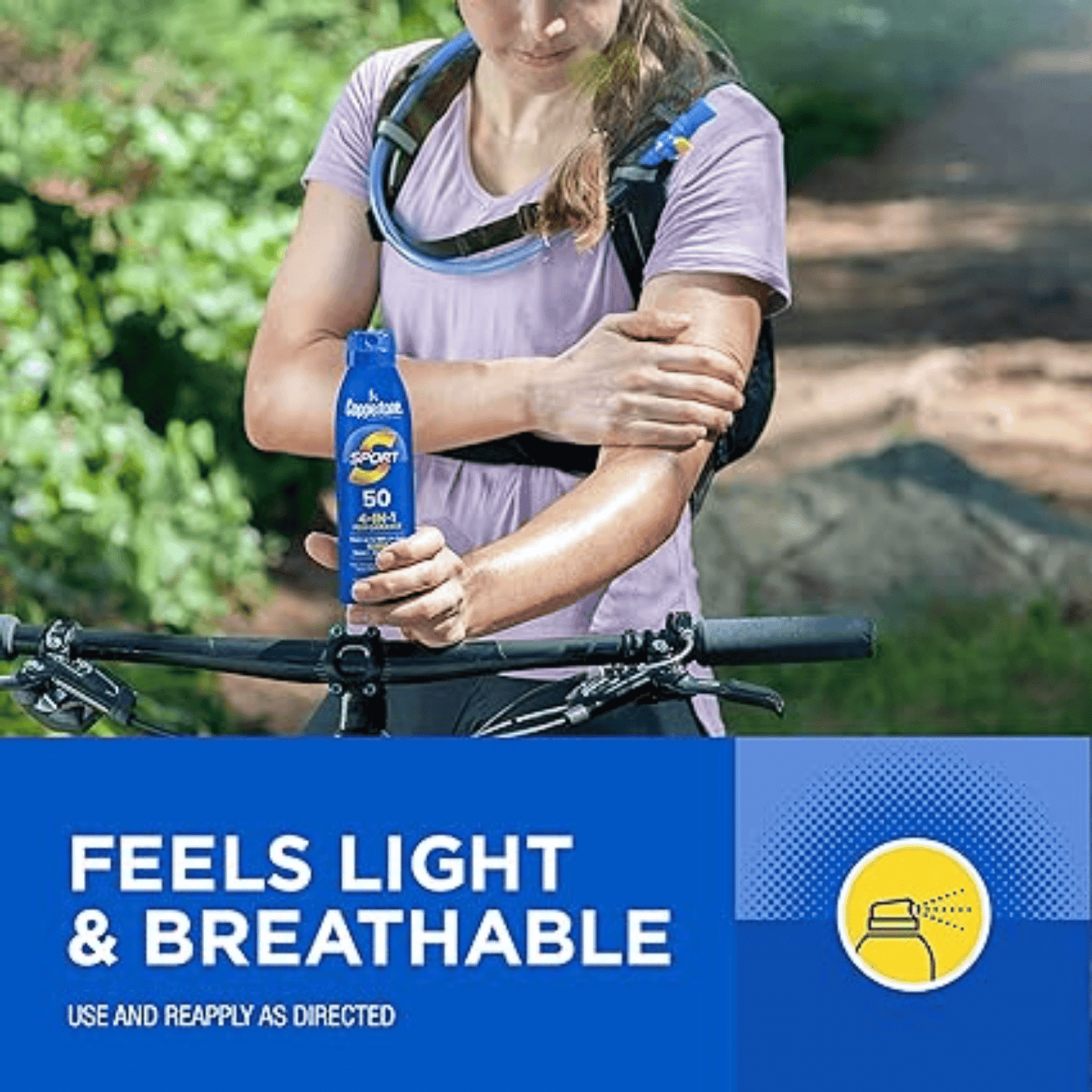 Coppertone 4 in 1 Sport Sunscreen Spray Water Resistant (156g)