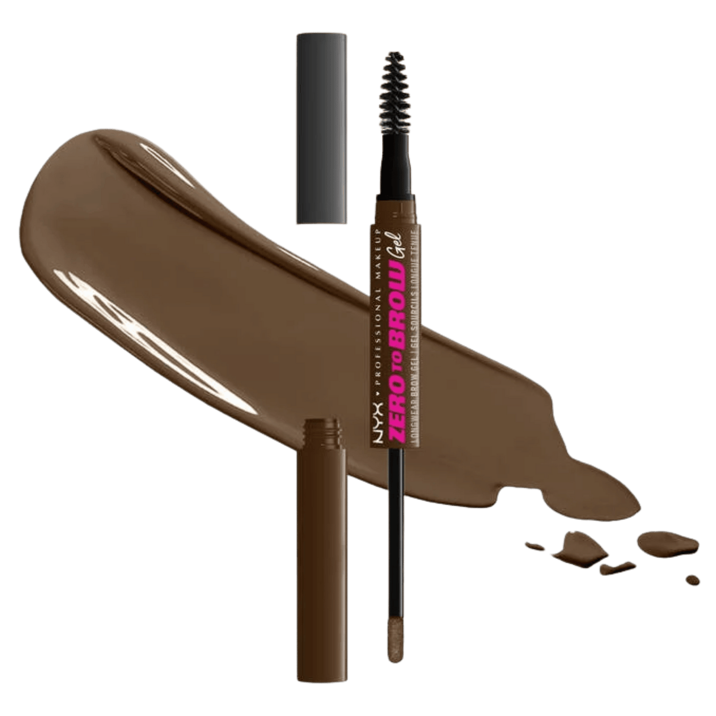 NYX Professional Makeup Zero to Brow Gel Liquid Eyebrow Gel (2ml)