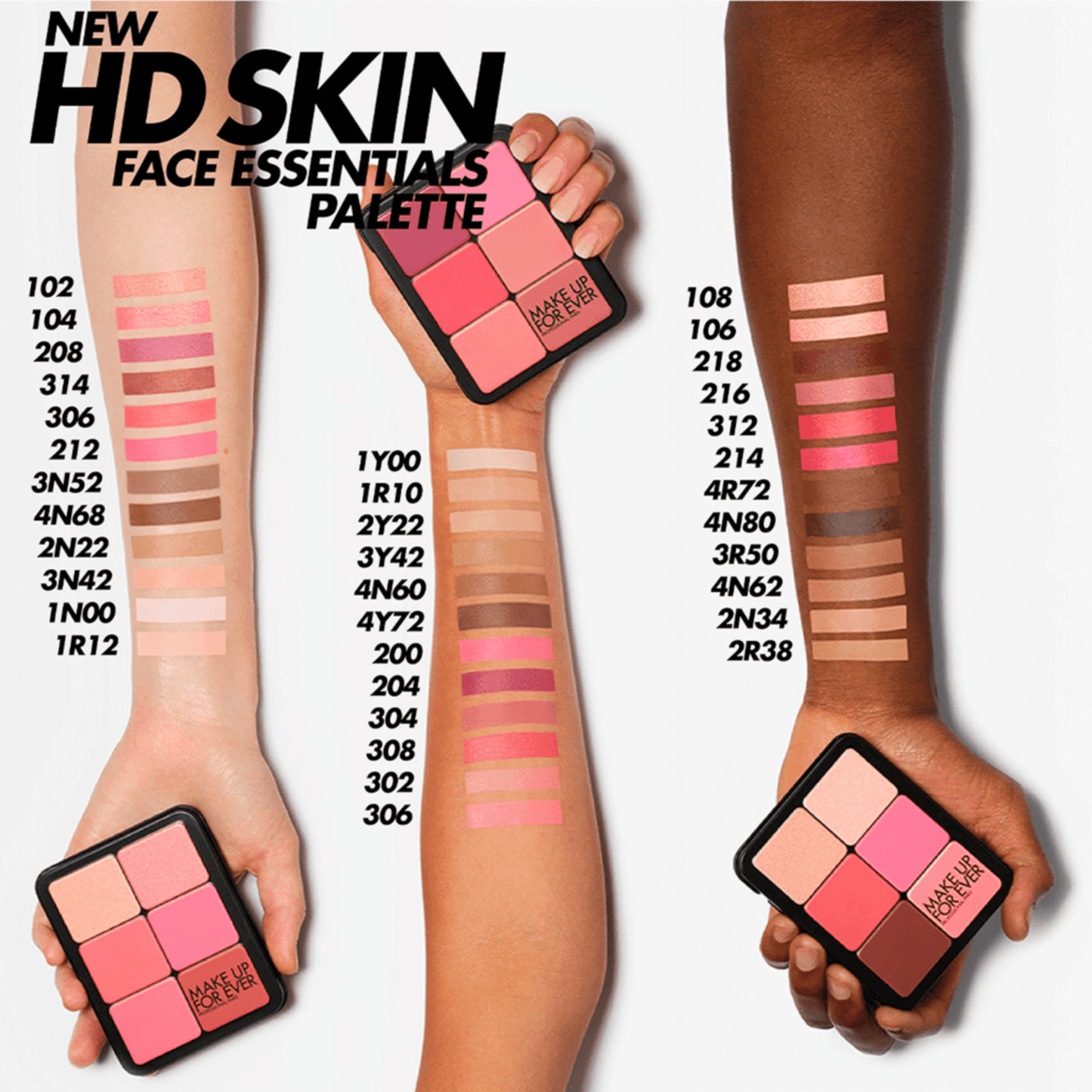 Make up For Ever HD Skin Face Essentials Palette (25.8g)