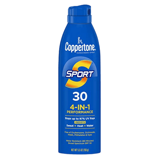 Coppertone 4 in 1 Sport Sunscreen Spray Water Resistant (156g)