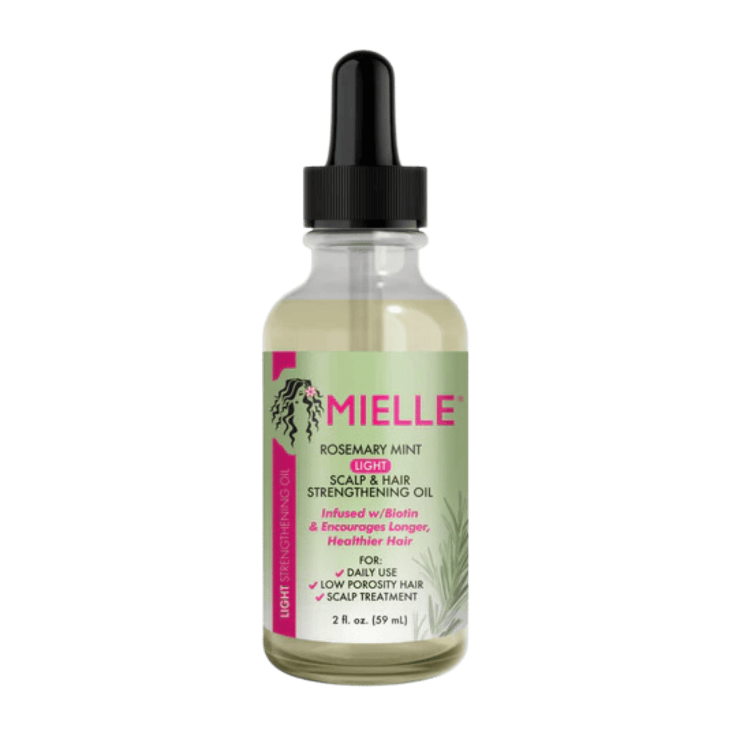 Mielle Rosemary Mint Light Scalp & Hair Strengthening Oil (59ml) - Promotes Hair Growth (Pakistan)