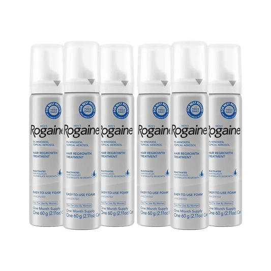 Rogaine Men's 5% Minoxidil Topical Aerosol Hair Regrowth Treatment (60g)