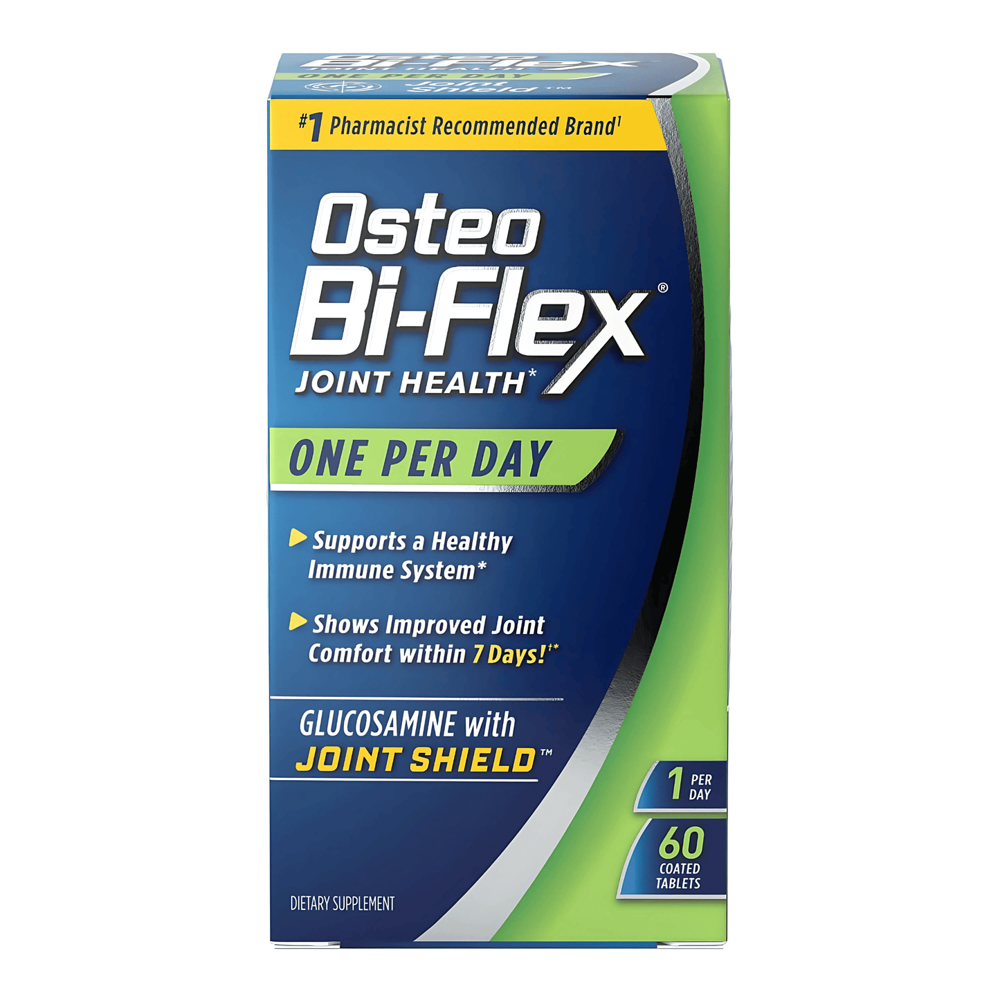 Avialable Osteo Bi-Flex One Per Day Joint Health Dietary Supplement with Glucosamine Chondroitin MSM, 60 Count In Pakistan!
