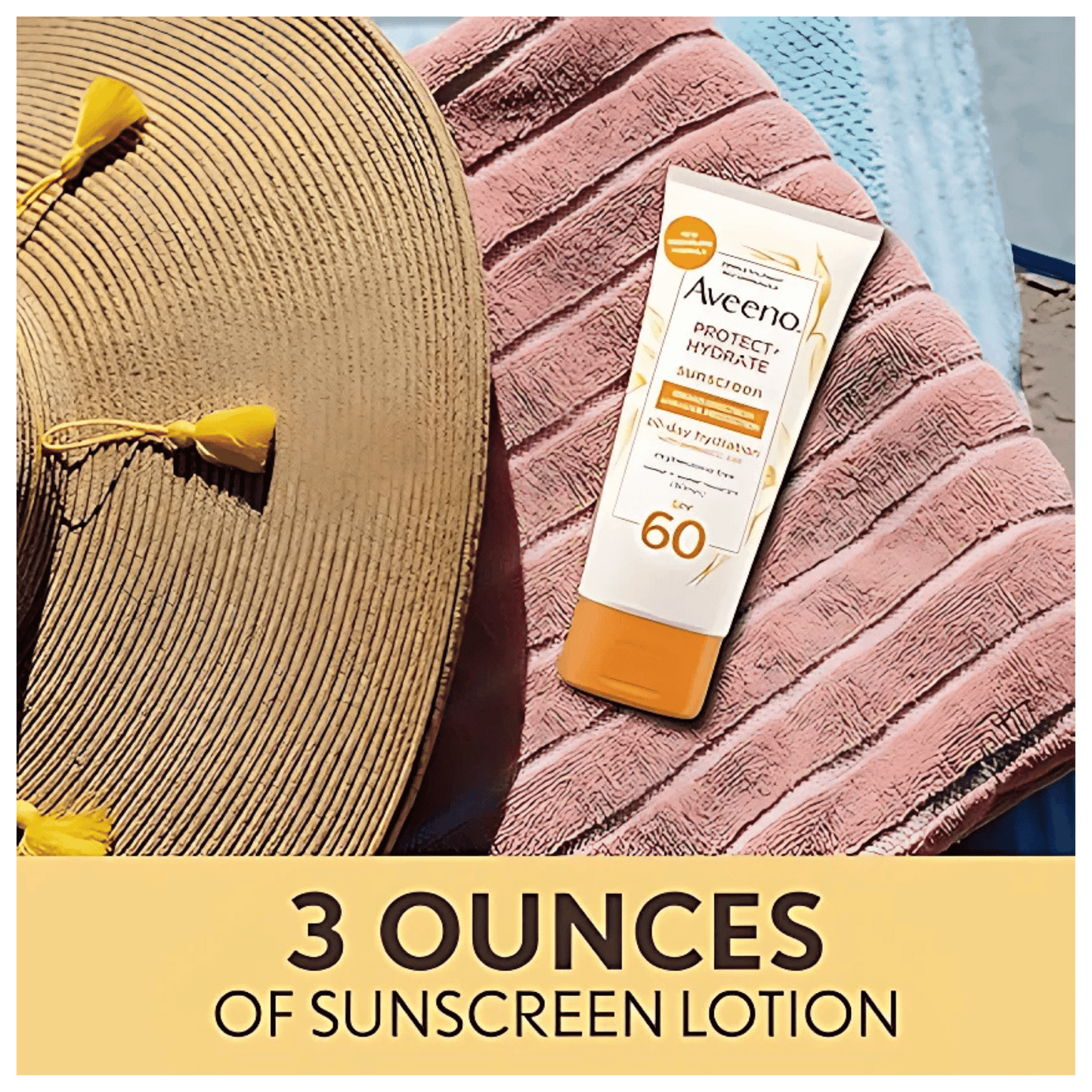 Aveeno Protect + Hydrate Body Sunscreen Lotion with Spf 60