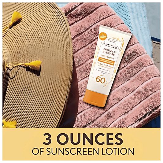 Aveeno Protect + Hydrate Body Sunscreen Lotion with Spf 60